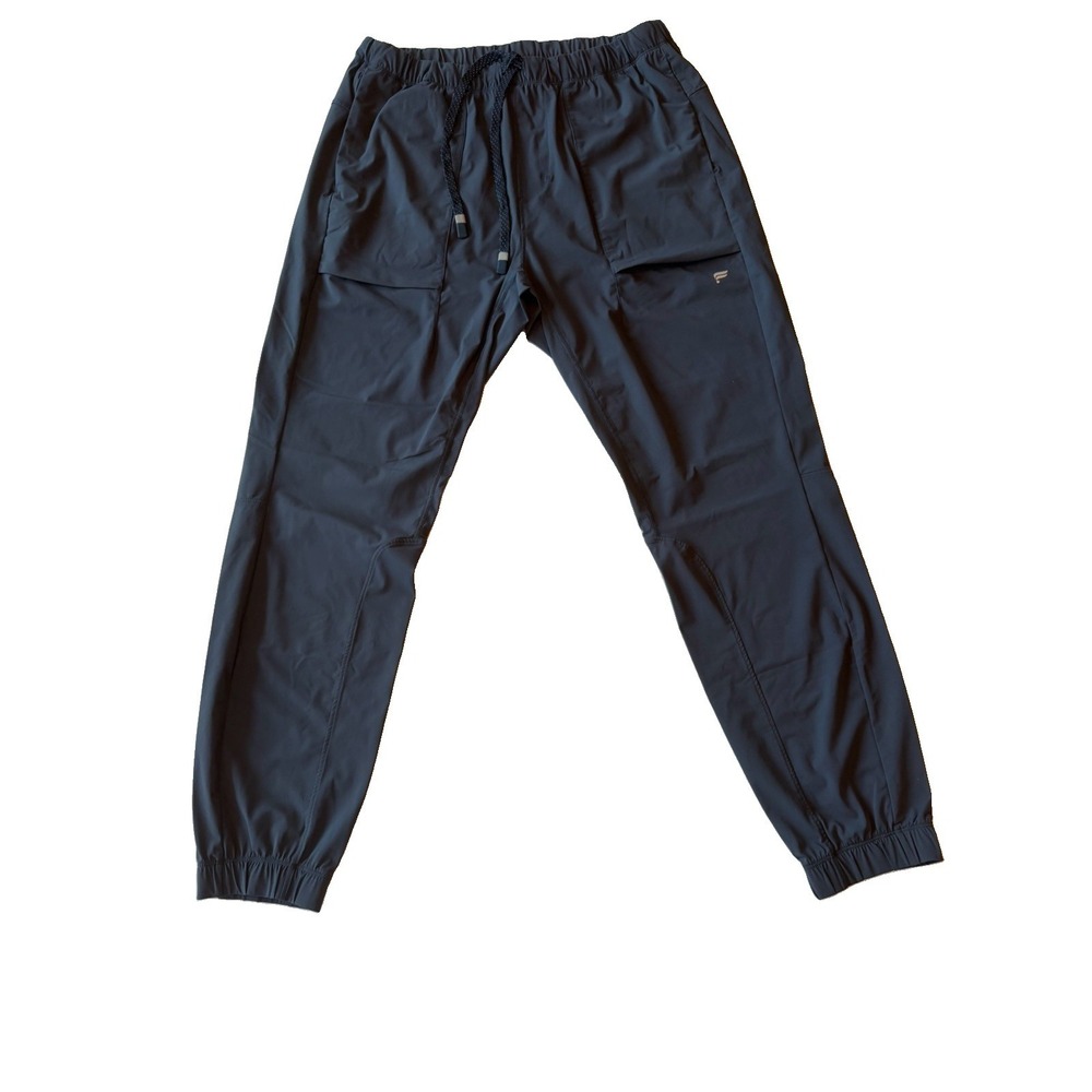 Fabletics Jogger Pants Womens L Navy Drawstring Athletic 27"
